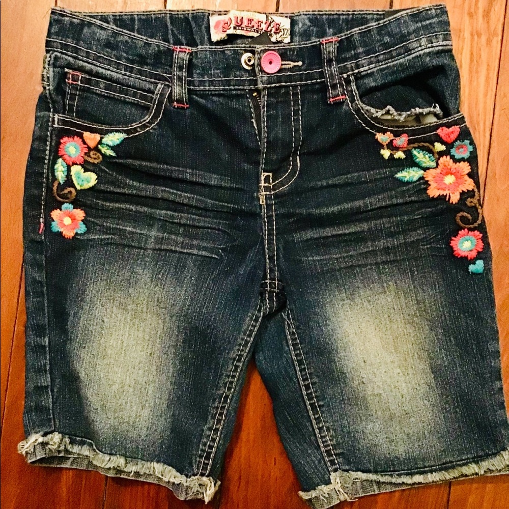 Cute kid jean shorts